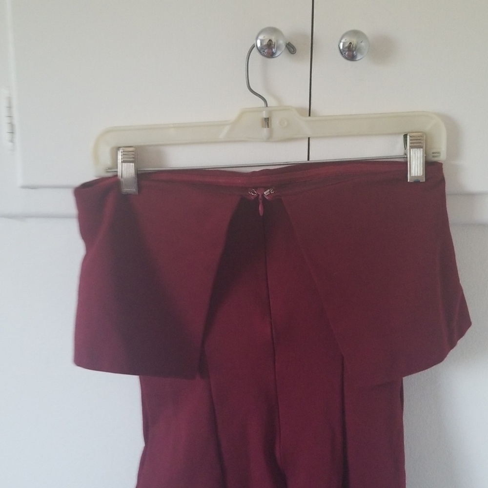 Lavish Alice Oxblood Red Dress -US 4 - Picture 3 of 5